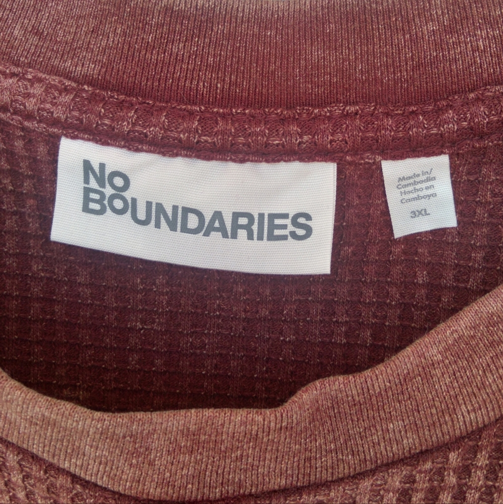 No Boundaries Thermal Long Sleeve Tee - Picture 3 of 9